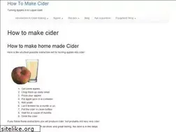 Sites similar to howtomakecider.com