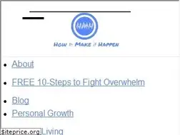 Sites similar to howtomakeithappen.com