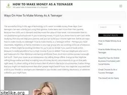 Sites similar to howtomakemoneyasateenager.net