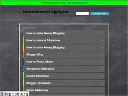Sites similar to howtomakemoneyblogging.com