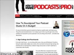 Sites similar to howtomakepodcastslikeapro.com