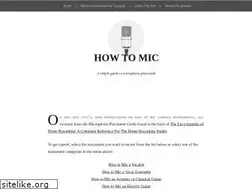 Sites similar to howtomic.com