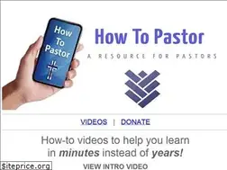 Sites similar to howtopastor.com