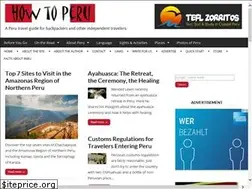 Sites similar to howtoperu.com