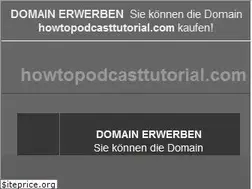 Sites similar to howtopodcasttutorial.com