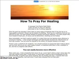 Sites similar to howtoprayforhealing.com