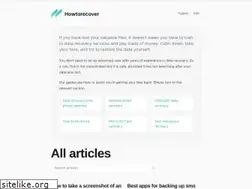 Sites similar to howtorecover.me