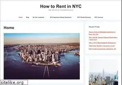 Sites similar to howtorentinnyc.com