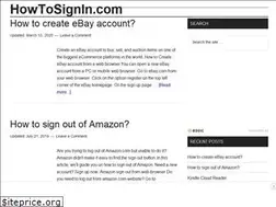 Sites similar to howtosignin.com