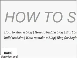 Sites similar to howtostartablog-now.blogspot.com