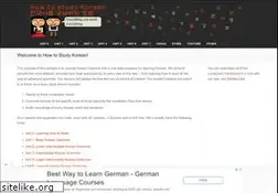 Sites similar to howtostudykorean.com