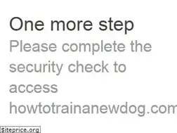 Sites similar to howtotrainanewdog.com