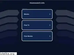 Sites similar to howtowatch.info