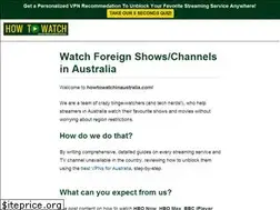 Sites similar to howtowatchinaustralia.com