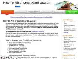 Sites similar to howtowinacreditcardlawsuit.net