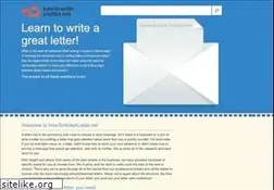 Sites similar to howtowritealetter.net