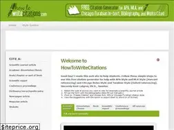 Sites similar to howtowritecitations.com