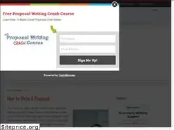 Sites similar to howtowritetheproposal.com