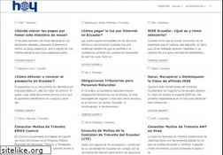 Sites similar to hoy.com.ec