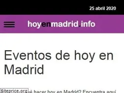 Sites similar to hoyenmadrid.info