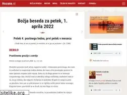 Sites similar to hozana.si