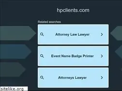 Sites similar to hpclients.com