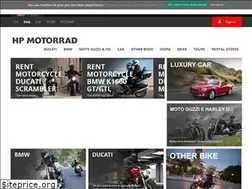 Sites similar to hpmotorrad.rentals