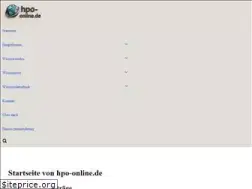 Sites similar to hpo-online.de
