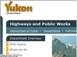 Sites similar to hpw.gov.yk.ca