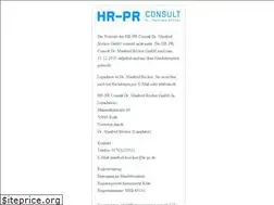 Sites similar to hr-pr.de