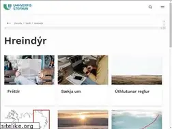 Sites similar to hreindyr.is