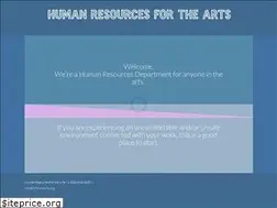 Sites similar to hrforthearts.org