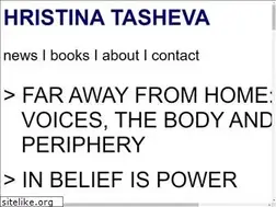 Sites similar to hristinatasheva.com