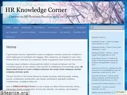 Sites similar to hrknowledgecorner.com