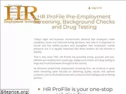 Sites similar to hrprofile.com