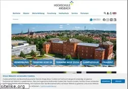 Sites similar to hs-ansbach.de