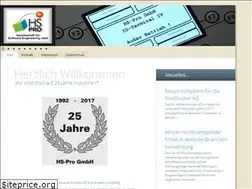 Sites similar to hs-pro.de