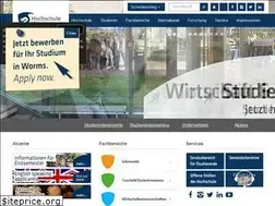 Sites similar to hs-worms.de