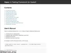 Sites similar to hspec.github.io
