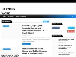 Sites similar to htlyricswork.blogspot.com