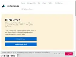 Sites similar to html-einfach.de