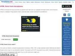 Sites similar to html-renk-kodu.hesaplama.net
