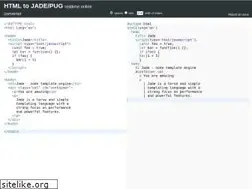 Sites similar to html2jade.org