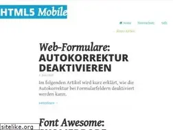 Sites similar to html5-mobile.de