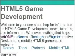 Sites similar to html5gamedevelopment.com