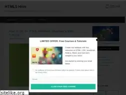 Sites similar to html5hive.org