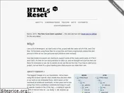 Sites similar to html5reset.org