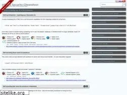 Sites similar to html5sec.org