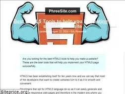 Sites similar to html5tools.net