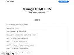 Sites similar to htmldom.dev